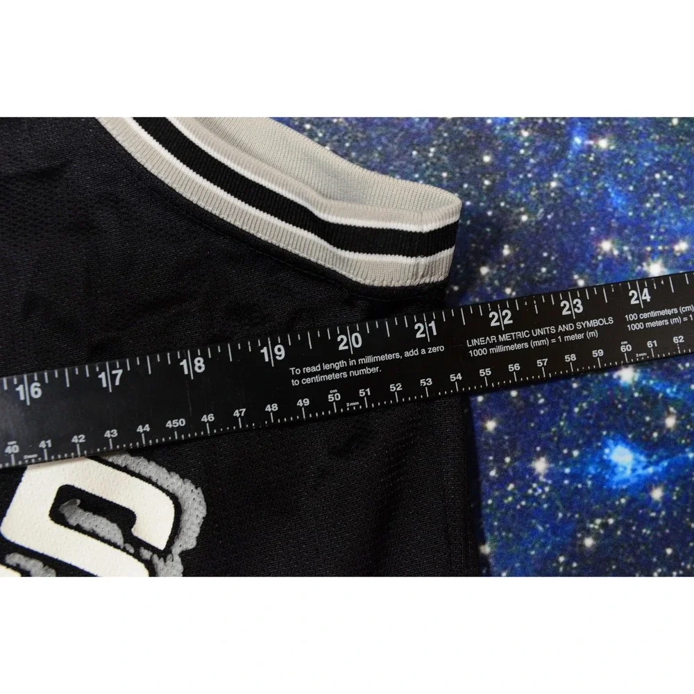 Vintage Champion San Antonio Spurs Jersey Mens 44 NBA Basketball Rodman 90s